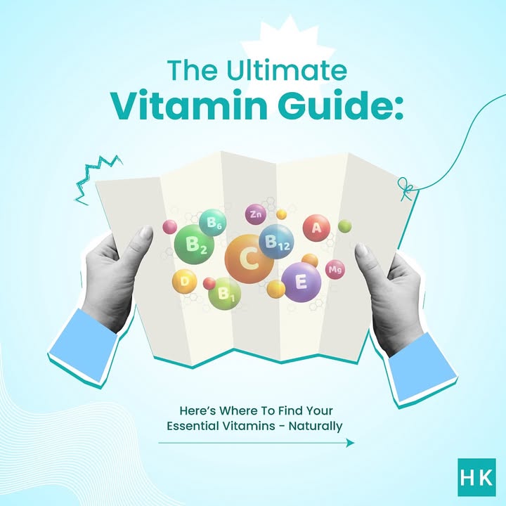  From A to K heres where to get your essential vitamins from real foods Swipe to stock up your plate n...
