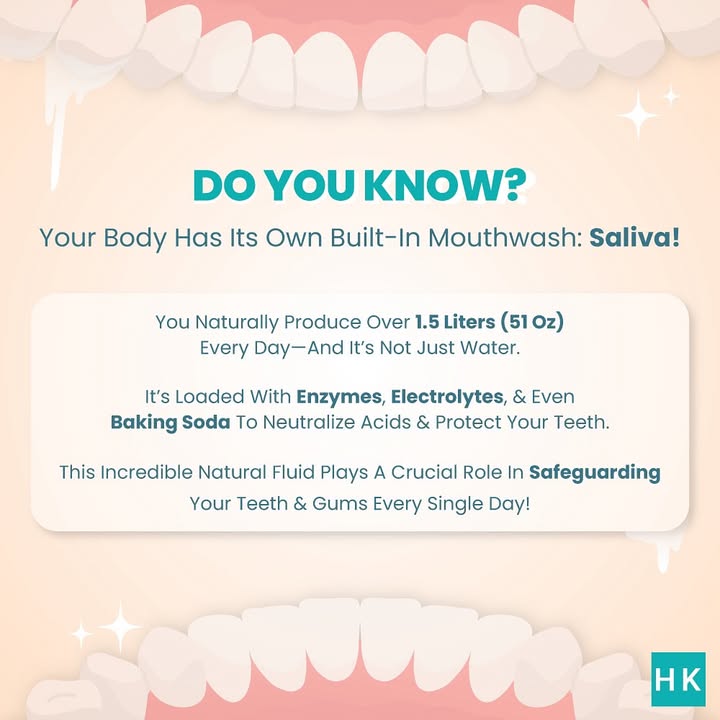 Your bodys doing dental care on autopilot. Bet you didnt see this one coming . . 