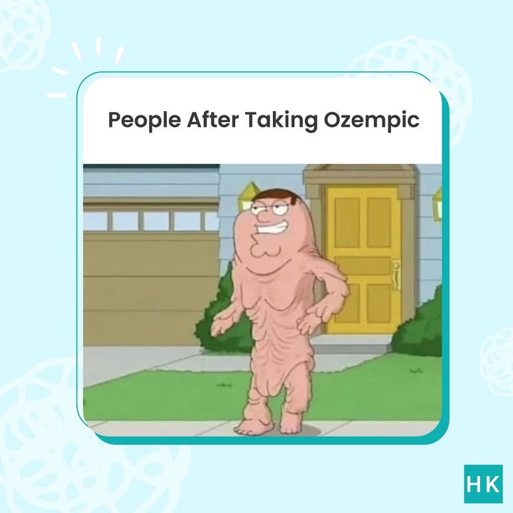 Ozempic can help you drop weight fast ,but your skin might not catch up
