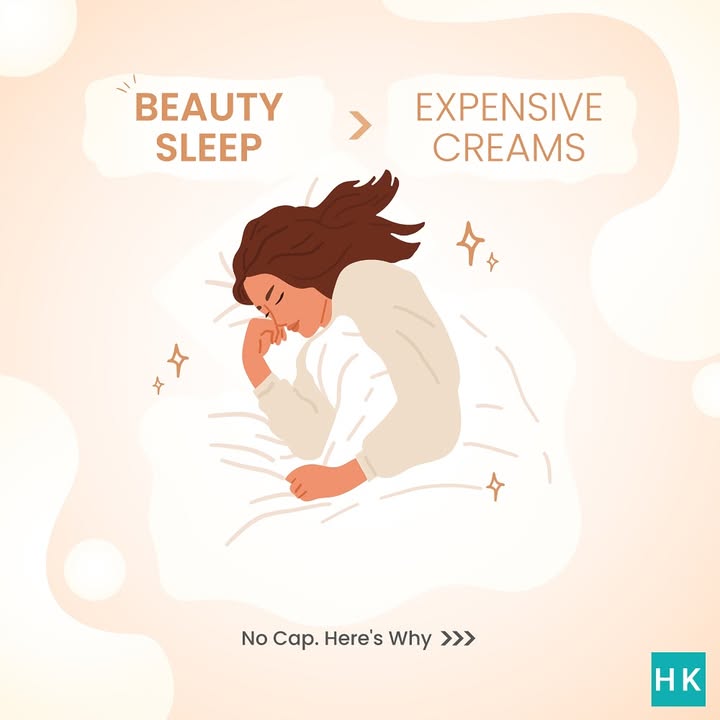 You can layer all the creams in the world... but if you re skipping sleep, your skin knows