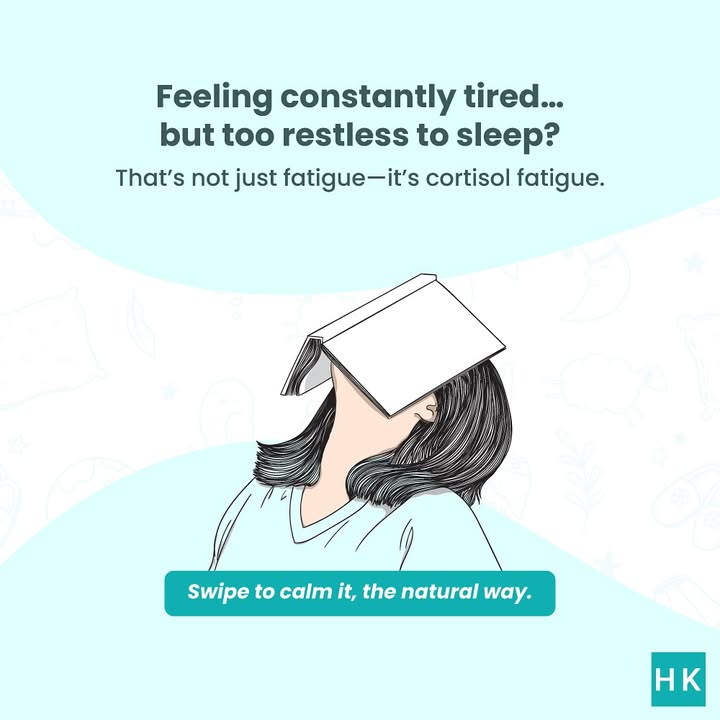 Exhausted. Restless. On edge for no reason Thats not just a bad day its your cortisol talking