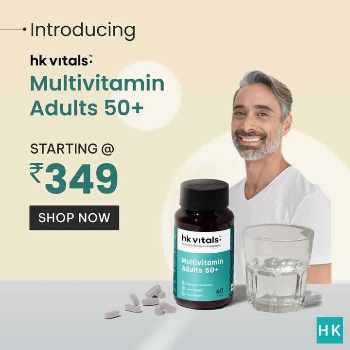 The Secret To Feeling Great After 50 Just Launched Introducing HK Vitals Multivitamin Adults 50 Boosts energy ...
