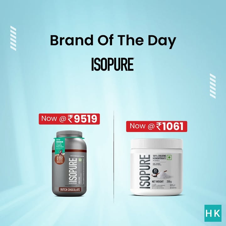 Brand of the Day ISOPURE Premium performance, now at unbeatable prices Isopure 100 Whey Protein Isolate, 2 kg ...
