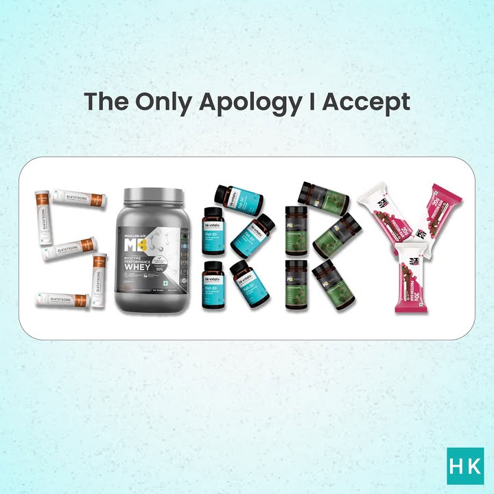 Take notes Share with that person... . . . . . apology sorry stack trending explore fyp healthkart