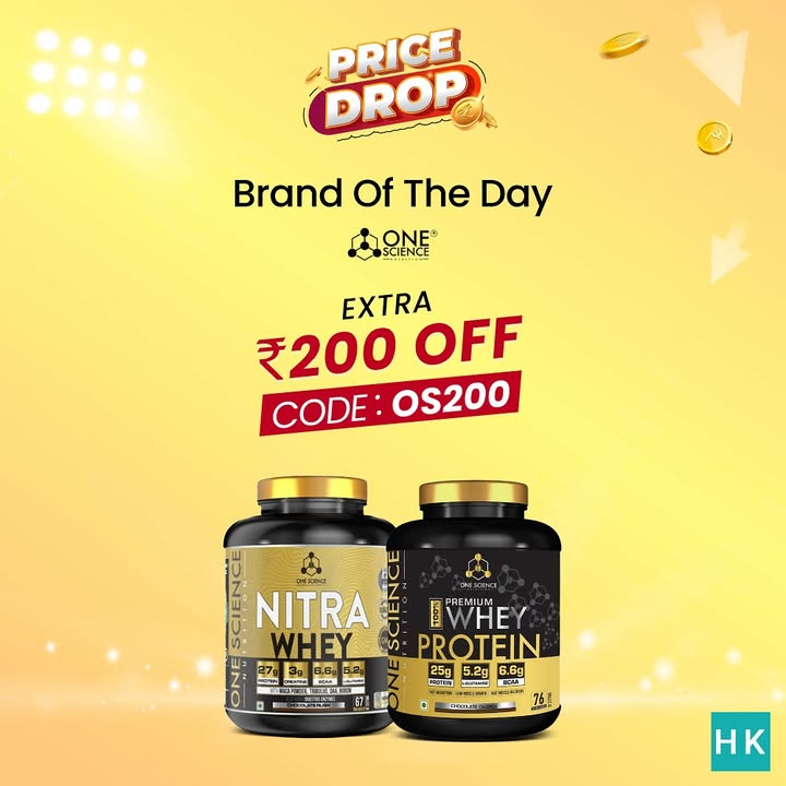 Fuel your workouts with One Science Brand of the Day Offer Extra 200 OFF Use Code OS200 Dont miss ou...