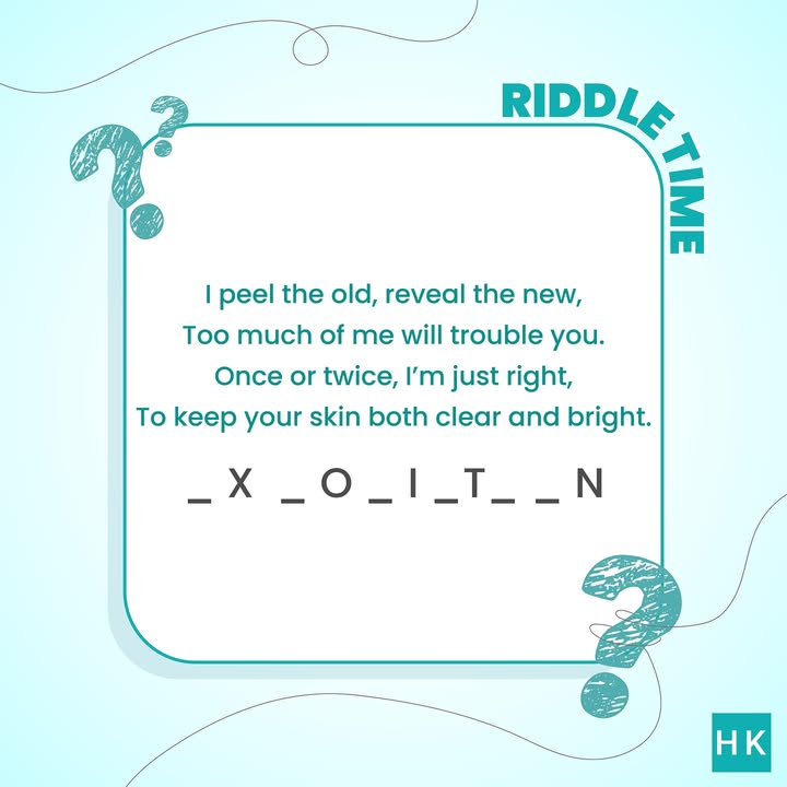 Heres a riddle for all the skincare lovers Can you guess the routine step were talking about Comment below ...