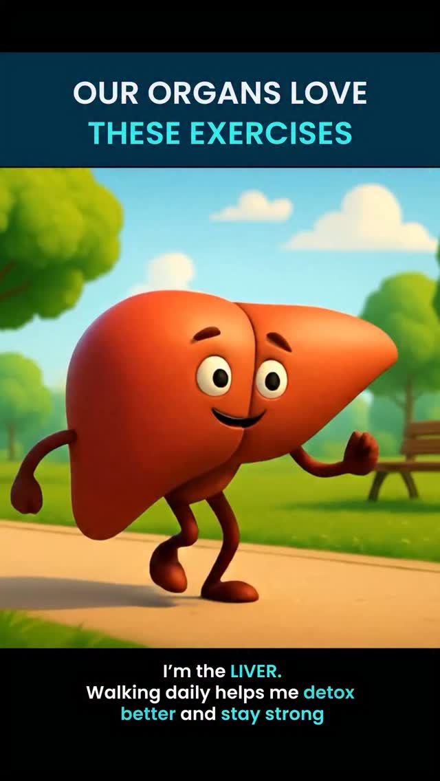 Your organs have a fitness wishlist too Walk for your liver, laugh for your stomach, meditate for your bra...