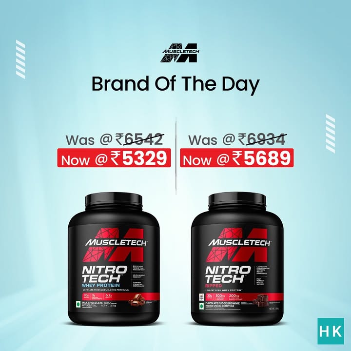  Unlock Peak Performance with MuscleTech NitroTech Dominate every session with NitroTech Whey 1