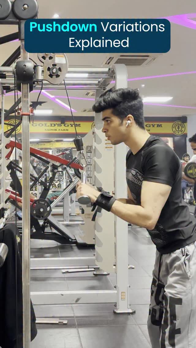 Same move, different feel V Bar gives you a solid, stable push perfect for going heavy