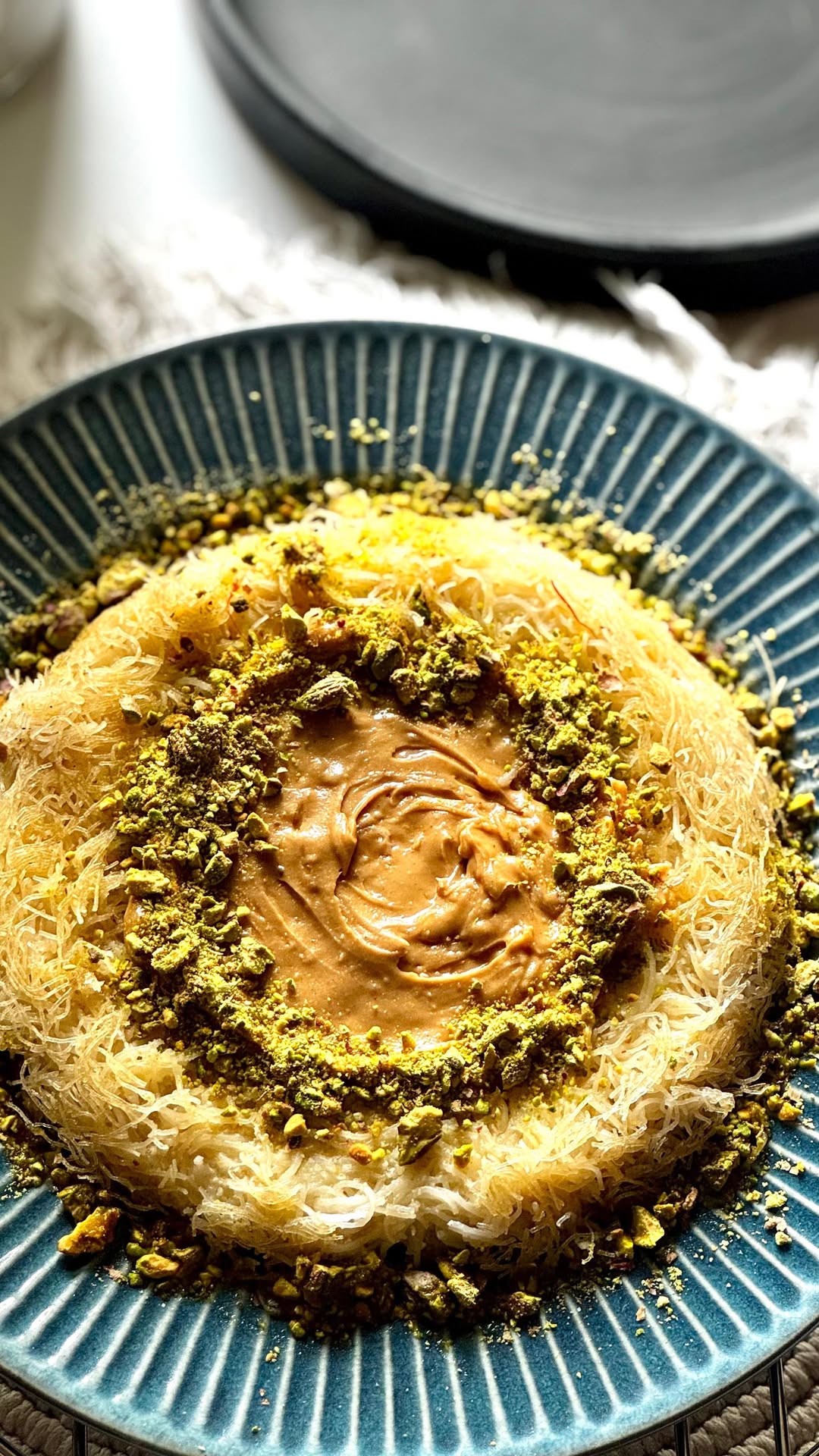 Crispy, creamy lightly sweet kunafa with a nutty healthy twist Ingredients Palm sugar syrup cup water 4 tbsp ...
