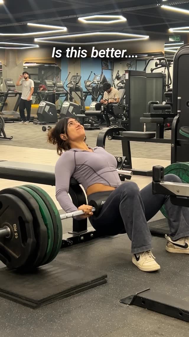 Is machine hip thrust better than barbell Heres the truth Both grow your glutes The better one is the one...