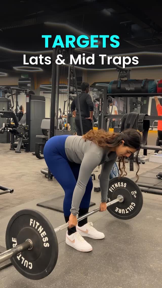 Barbell row variations explained by torso angle 90 bent over Targets lats mid back the most 70 hinge ...