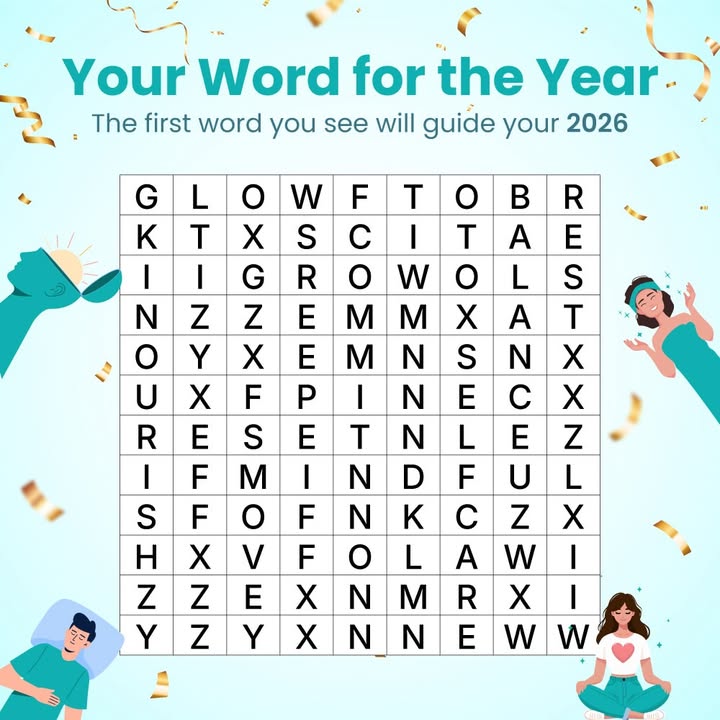 New year. New focus. New energy Whats your word for 2026 . . 