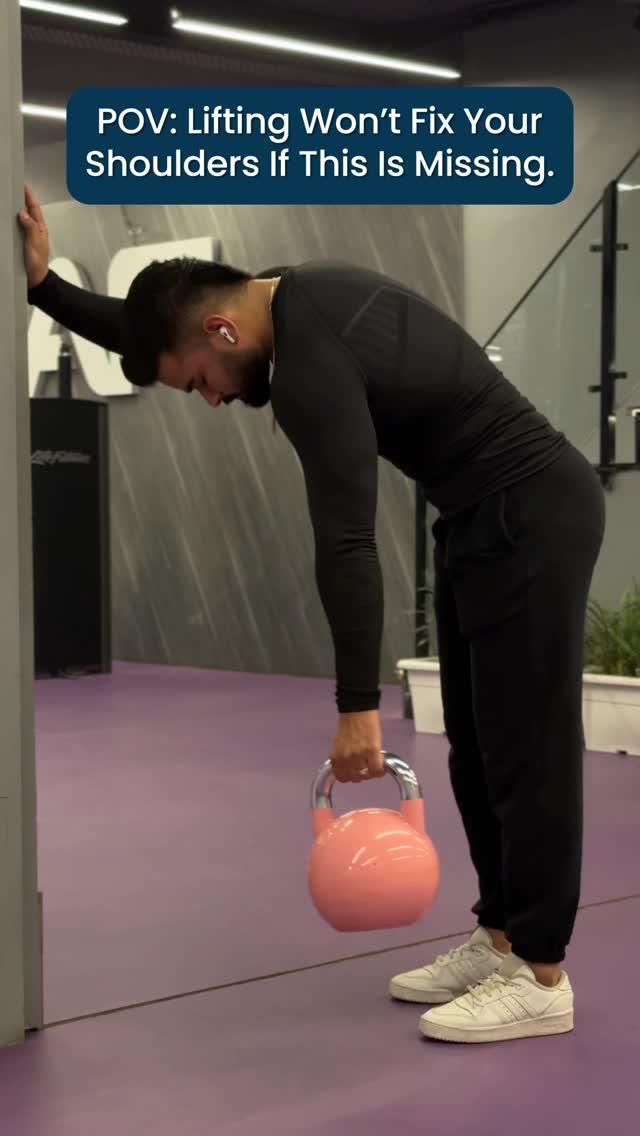 Shoulders feel like rusty hinges Stop pressing and start hanging