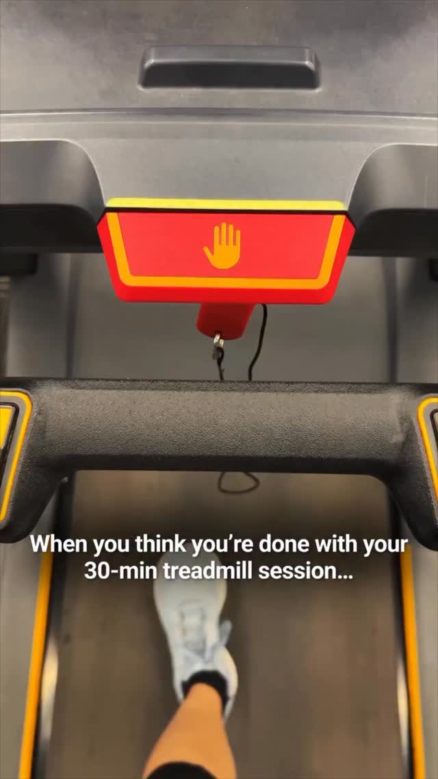 As if the treadmill is cheating the clock . . . gymrat cardio relatable gymreels