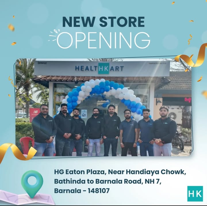 Say hello to the newest HealthKart store in Barnala Walk in, fuel up, and level up your fitness game HG Eaton Pl...