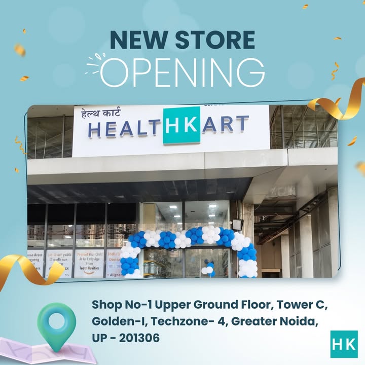 Weve opened our doors in Greater Noida Shop your fitness essentials at our new HealthKart store. See you there . . 
