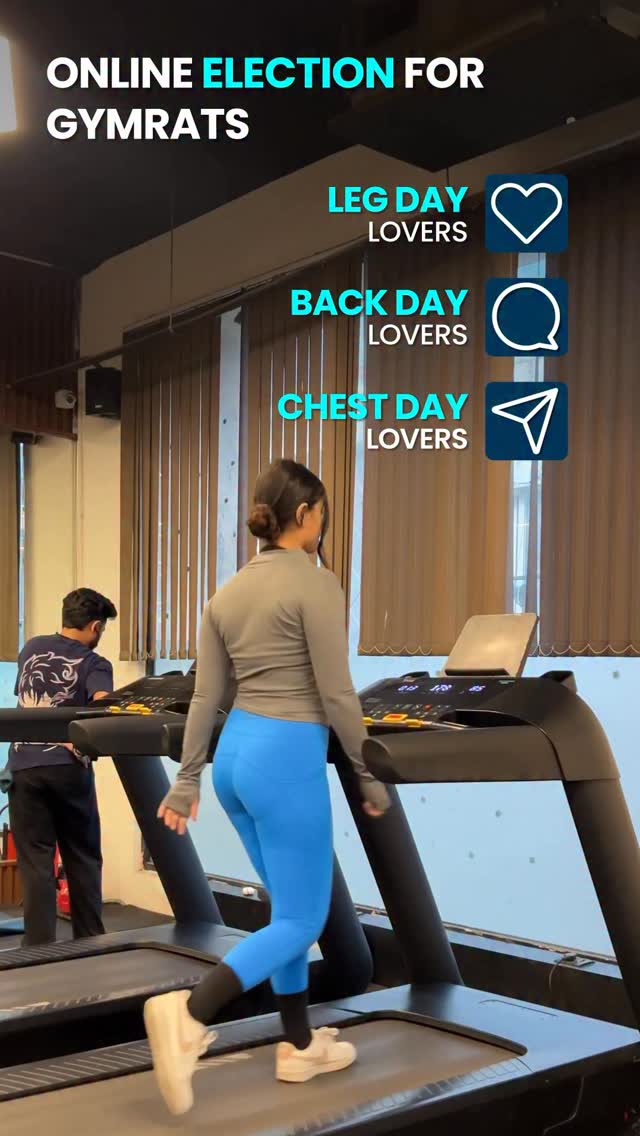  Quick gym election Vote your preferred workout and let the numbers decide the winner . . 