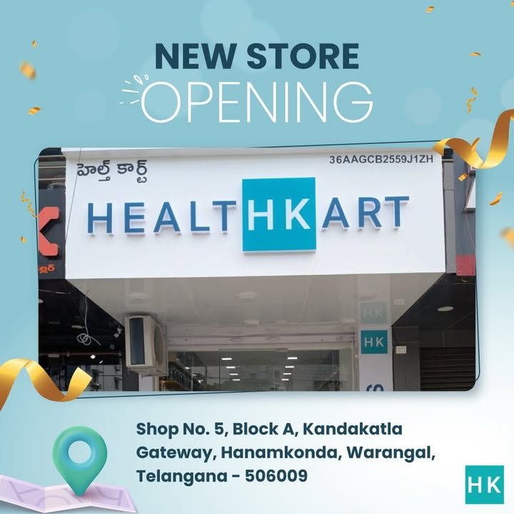 Warangal, your new fitness destination is here HealthKart is now open at Hanamkonda with all your favourite supplement...