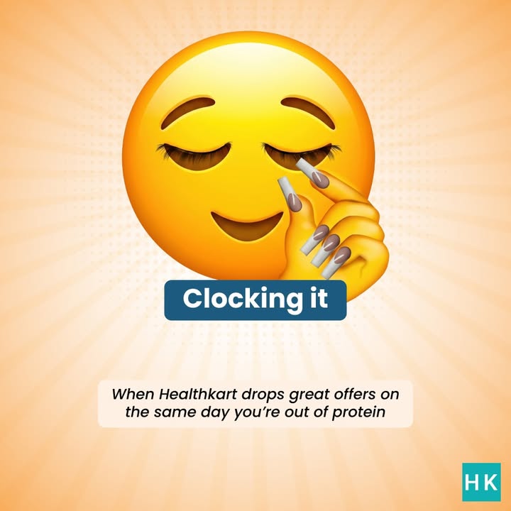 Clocked the perfect restock timing . . . clockit trend healthkart