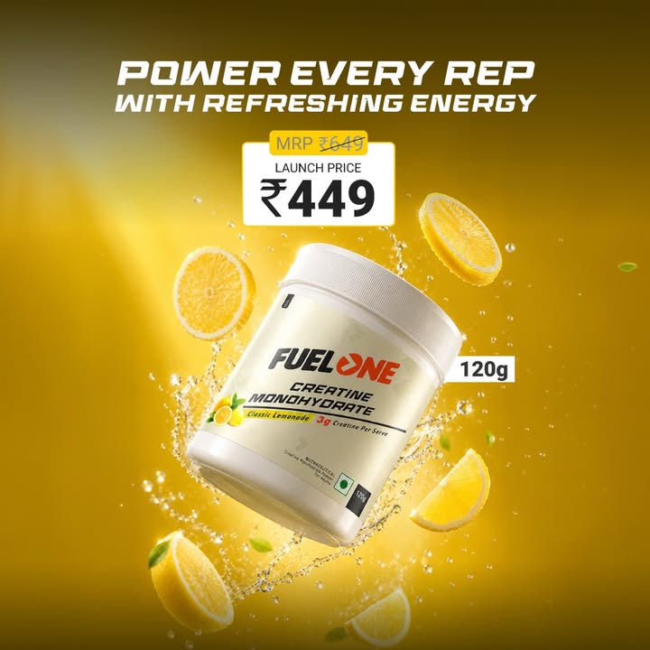 When life gives you lemon we turn it into strength Meet the all new Fuel One Creatine Monohydrate Classic Lemon...