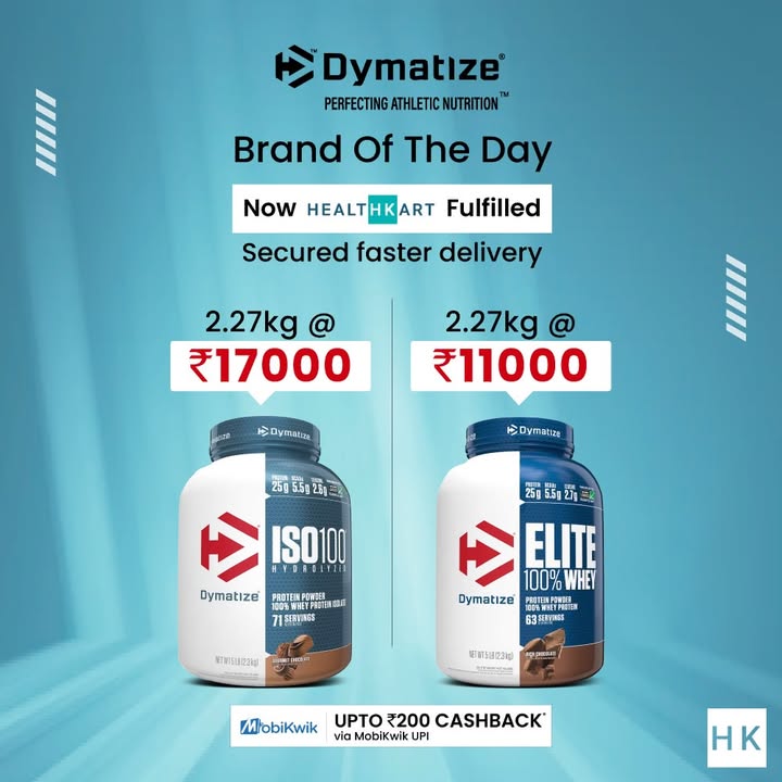Your gains deserve premium fuel. Dymatize Brand of the Day ISO100 2