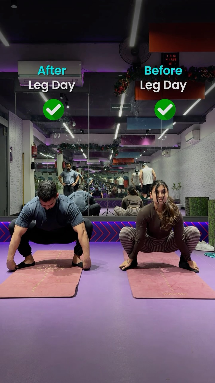 Dynamic stretches before leg day to warm up and move better