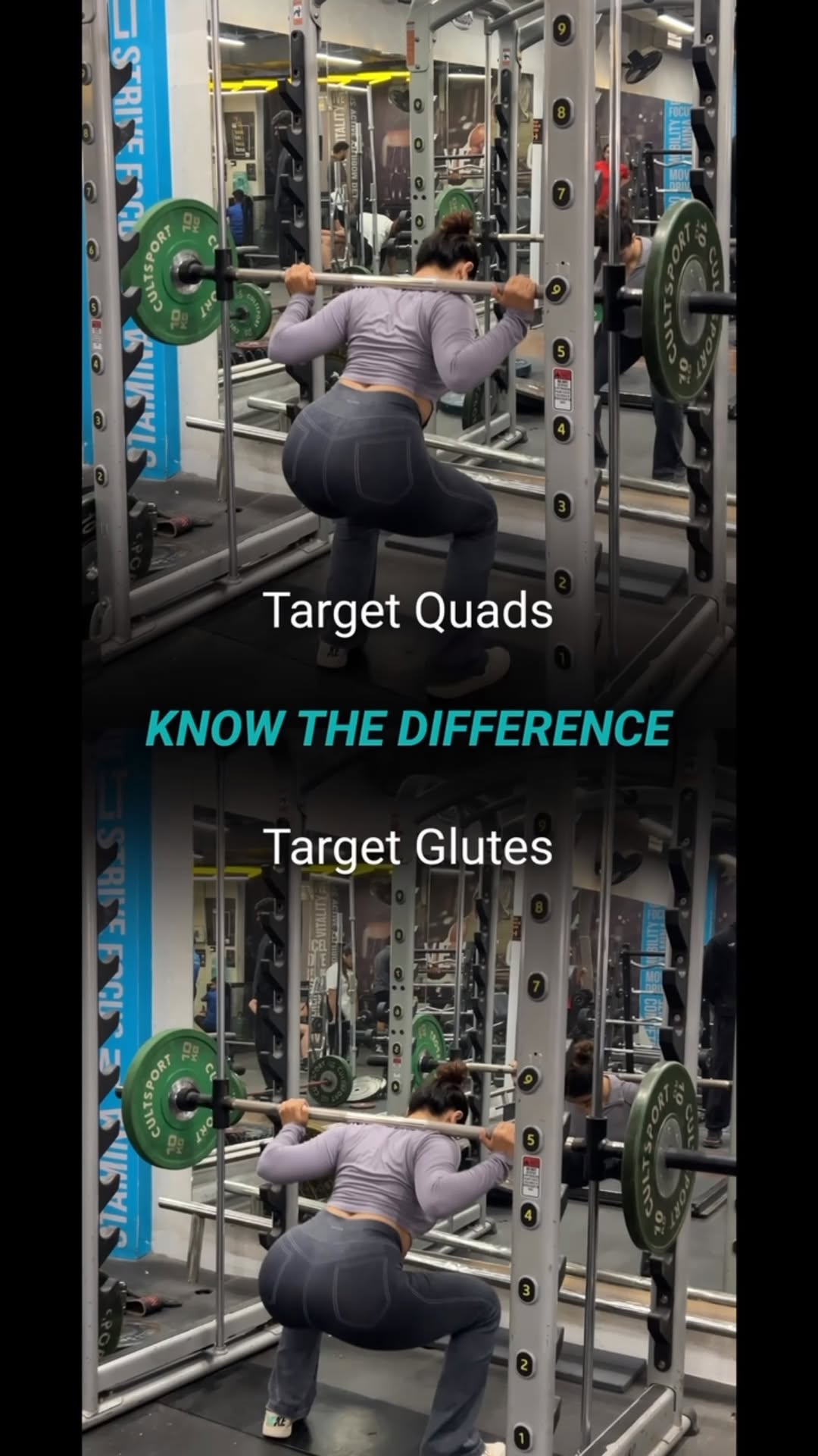 Read me Same smith bar. Same weight. Different results. Form tweaks muscle focus shift