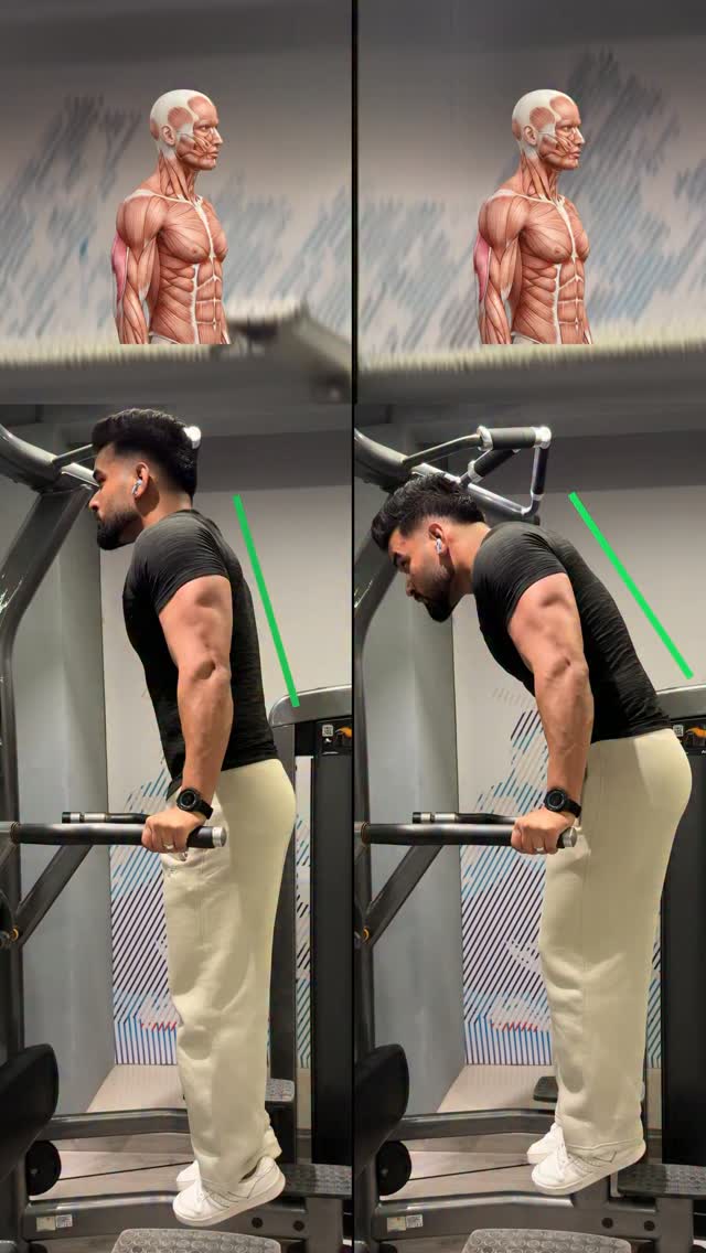 Small tweak. Big difference. Master your dip form to target the muscles you want
