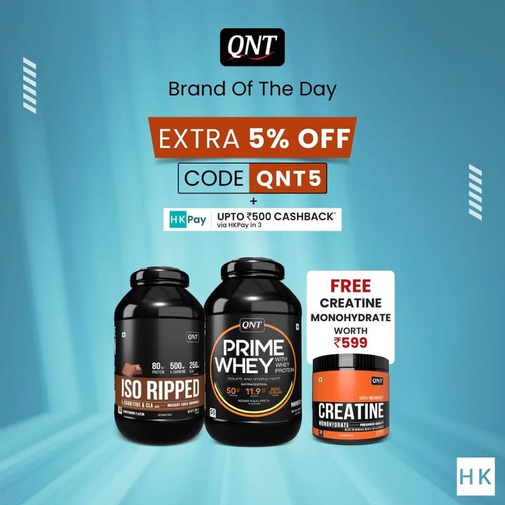 QNT takes the spotlight today. Get an EXTRA 5 OFF with code QNT5 enjoy upto 500 cashback via HK Pay