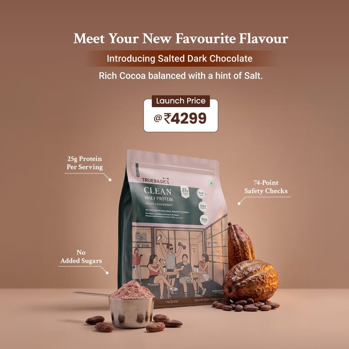 Meet your new favourite flavour. Rich cocoa. A hint of salt. Pure indulgence in every scoop