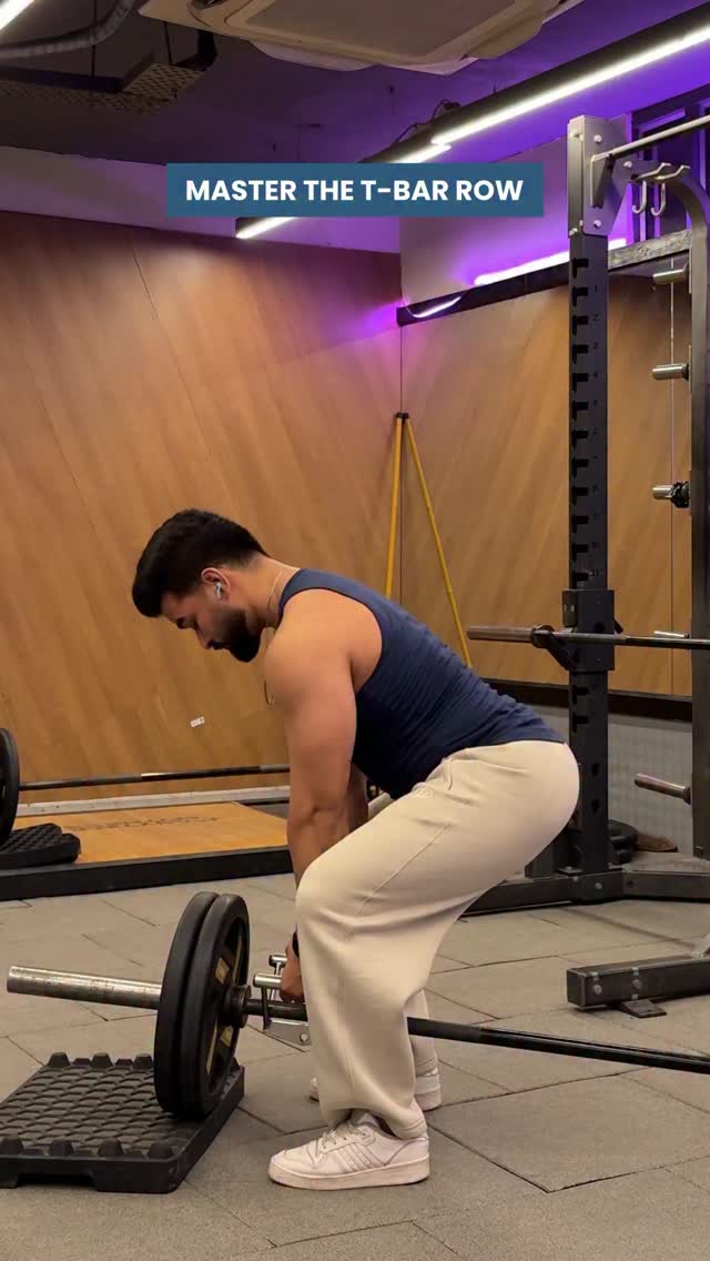 Avoid the common T Bar Row mistake of using too much weight and limiting your range of motion