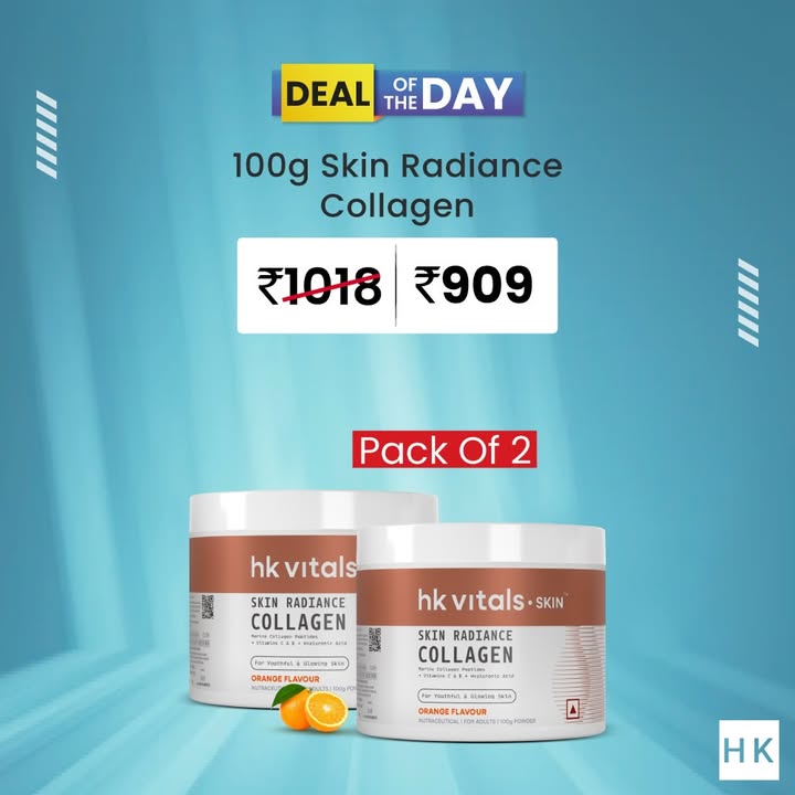  Glow goals, now at a better price Get HK Vitals Skin Radiance Collagen pack of 2 for just 909
