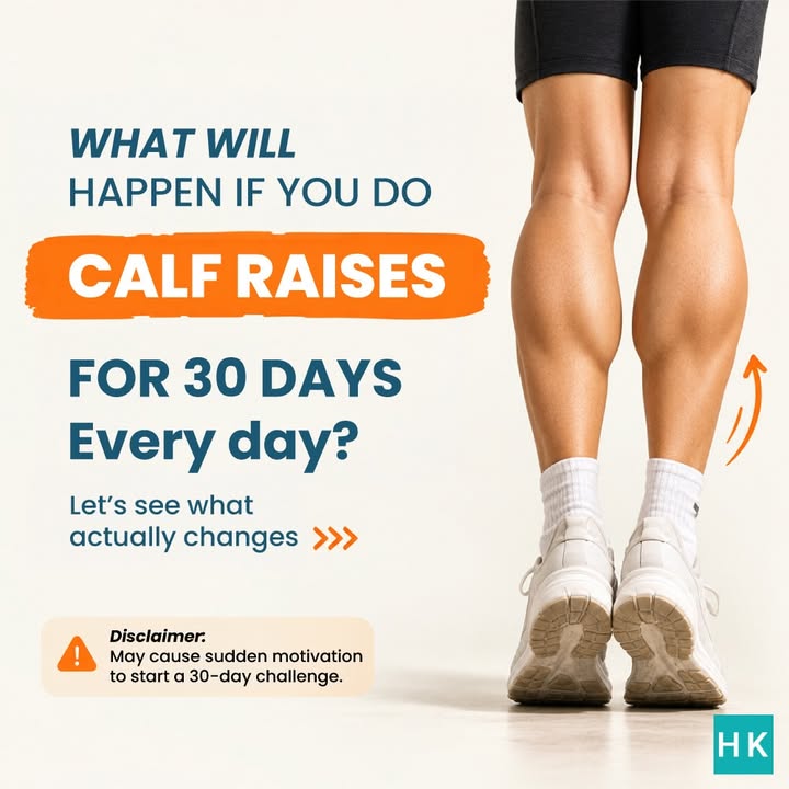 Your calves are often called the second heart because they help pump blood back towards your heart