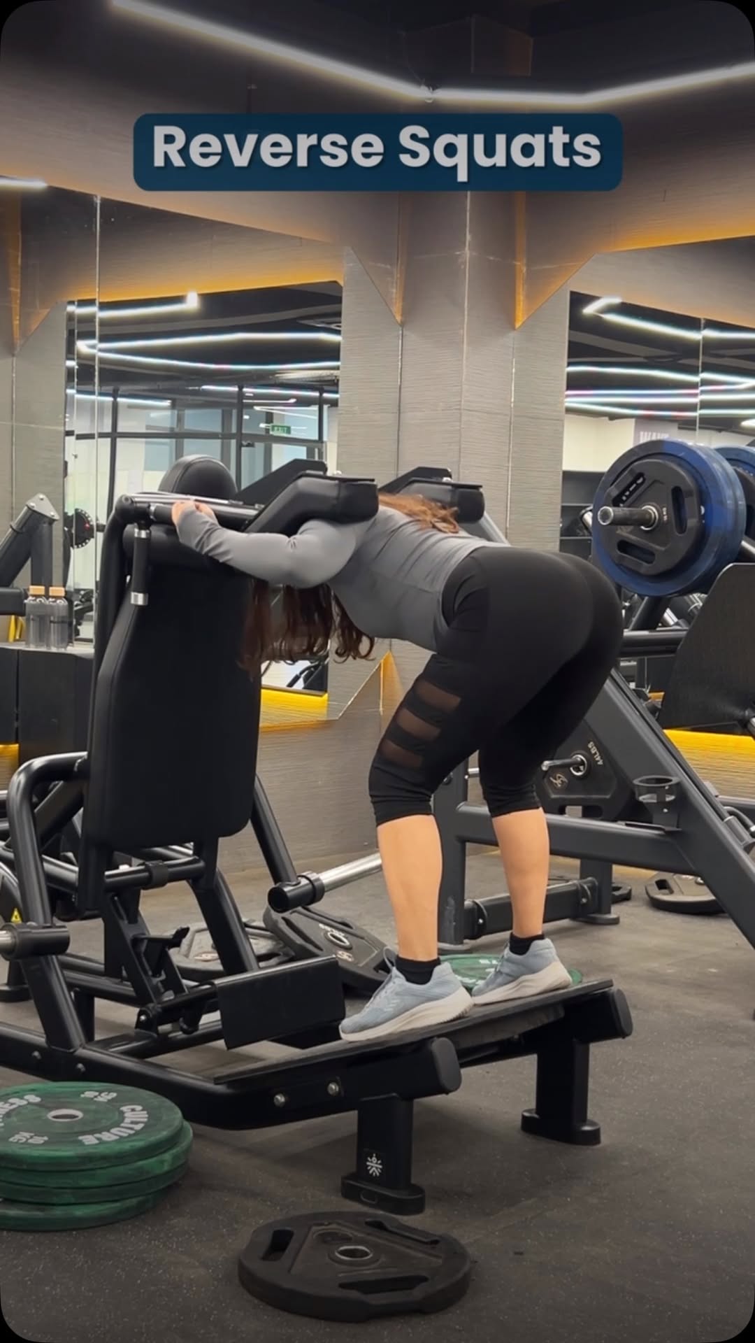 Open me 4 ways to use the hack machine to target your lower body effectively Squats Focuses on quads and overal...