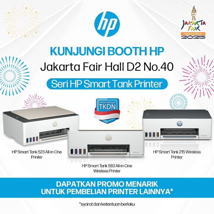 Kunjungi booth HP di Jakarta Fair 2025 Hall D2 no