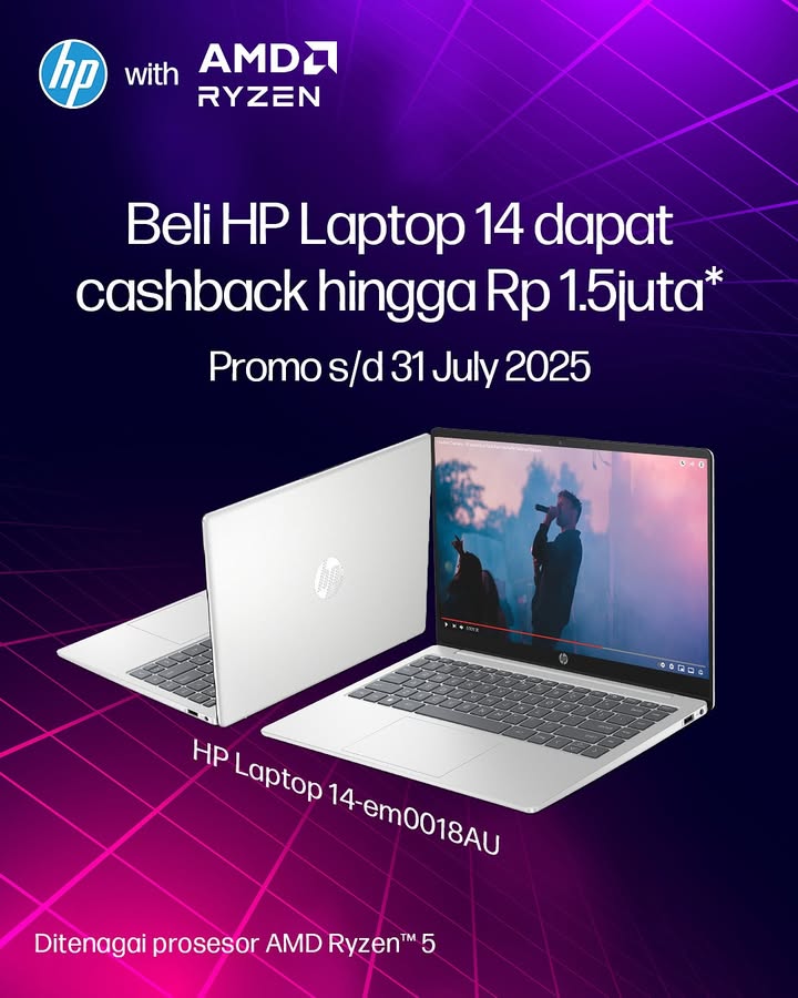 Main game, kerja, atau kuliah makin lancar bareng laptop HP 14 dan Victus by HP Gaming Laptop