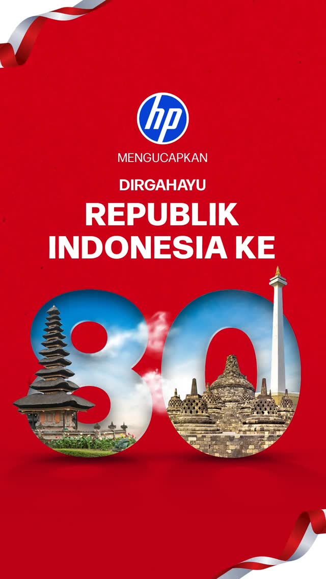 Dirgahayu Republik Indonesia yang ke 80 dari HP Indonesia