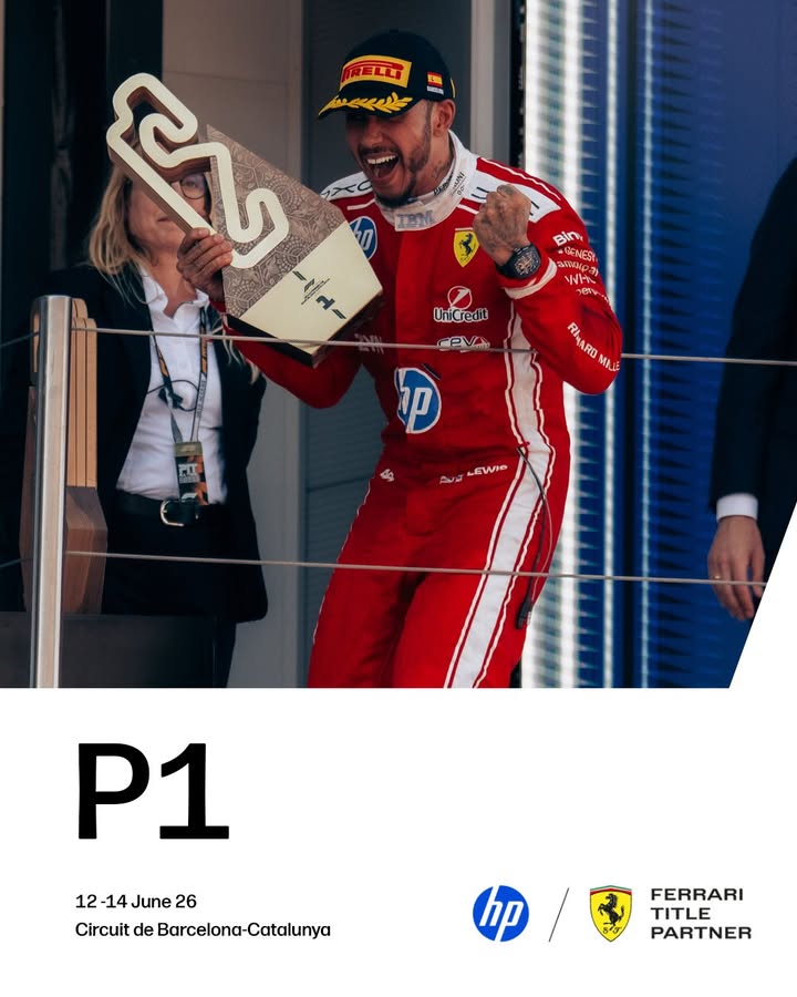 Congratulations to Lewis Hamilton and the entire Scuderia Ferrari HP team on a historic Grand Prix victory