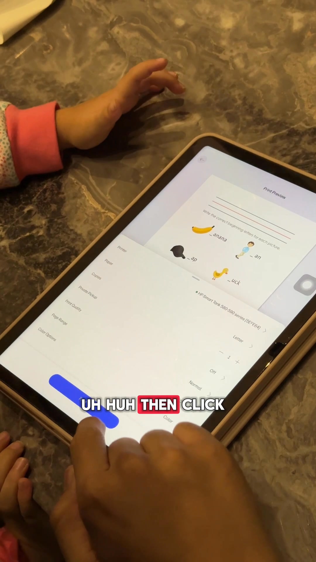 Printing is already part of Jeriahs daily routine from her daughters schoolwork to personal projects at home