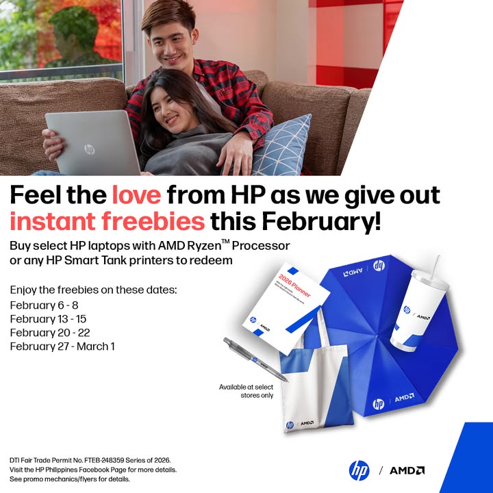  Feel the love this February with HP Were spreading the love with instant freebies when you buy Sele...