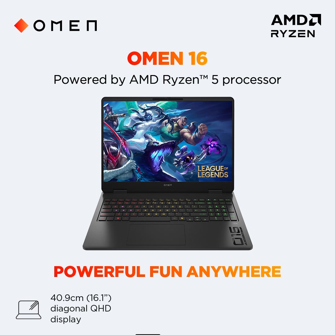 Still bringing the heat Power your grind with OMEN by HP built for elite speed, insane graphics, and zero lag...