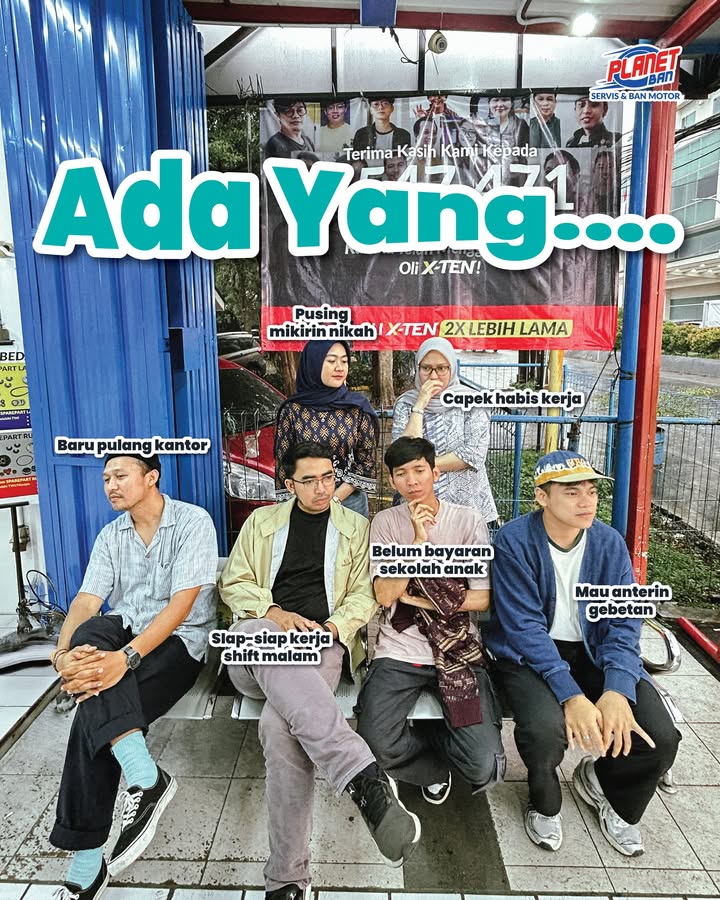 Ada yang baru gajian, ada yang abis dapet promo... Tapi tujuannya tetap sama ke Planet Ban buat rawat motor