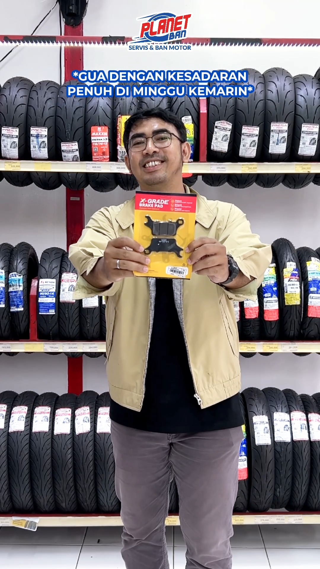 Motor udah ngambek, tarikan berat, suara aneh Tandanya butuh perawatan motor di Planet Ban Banyak promo yang bikin u...