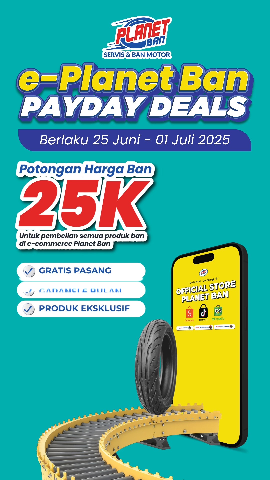 PAYDAY SALE IS ON Potongan Rp25