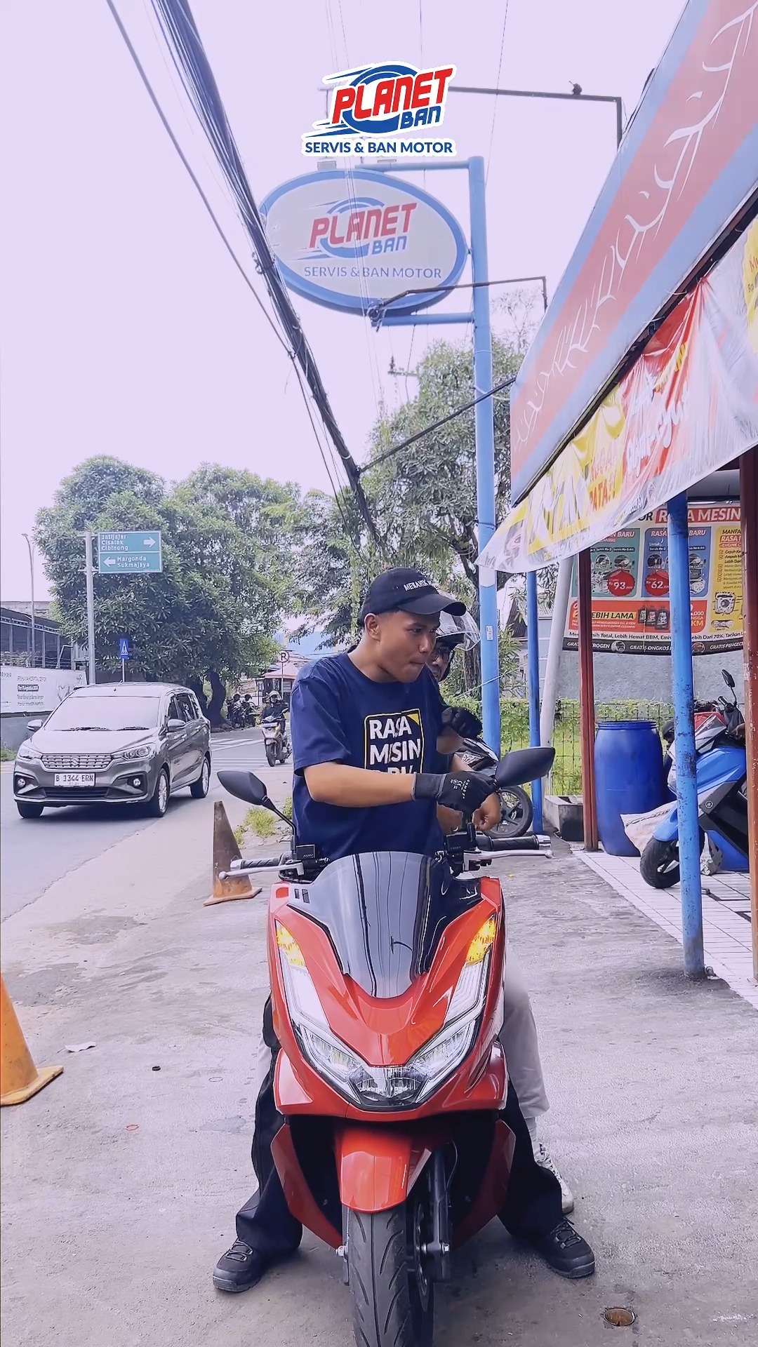 AURA FARMING 99999999 UNLOCKED Kali ini Bang Net gas tipis tipis ikutan vibe Pacu Jalur di toko Planet Ban Tradisi lo...