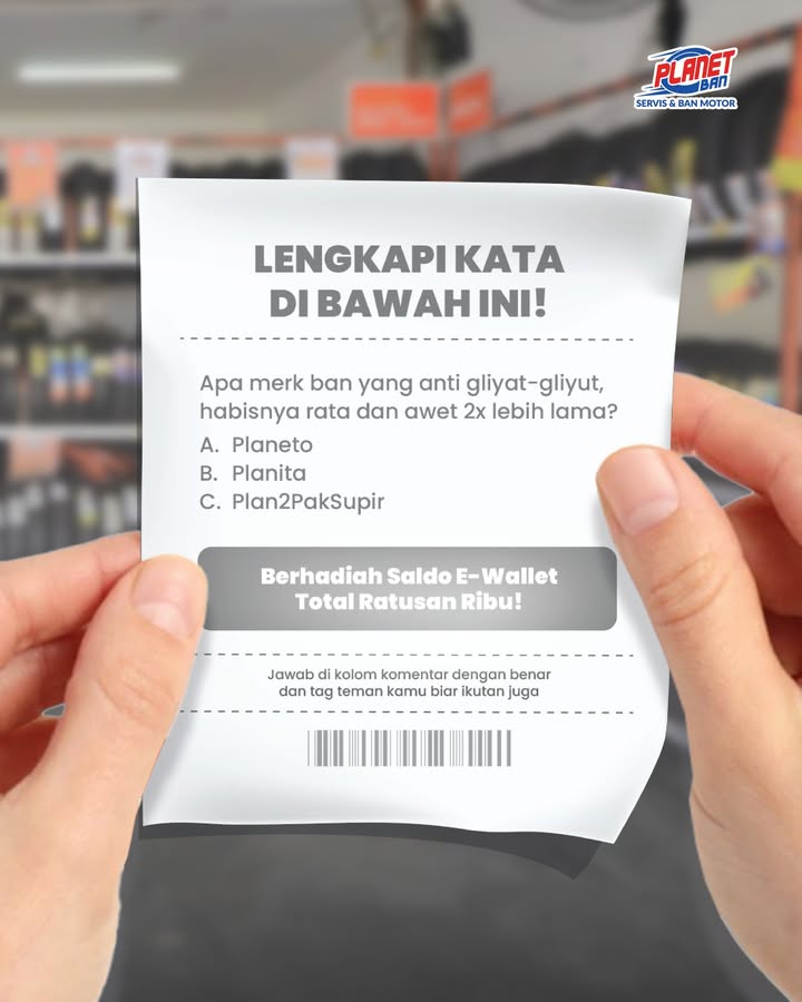 GIVEAWAY TIME Coba tebak mana yang tepat dari pertanyaan ini Kalo berhasil jawab, kalian dapat kesempatan mendapatkan ...