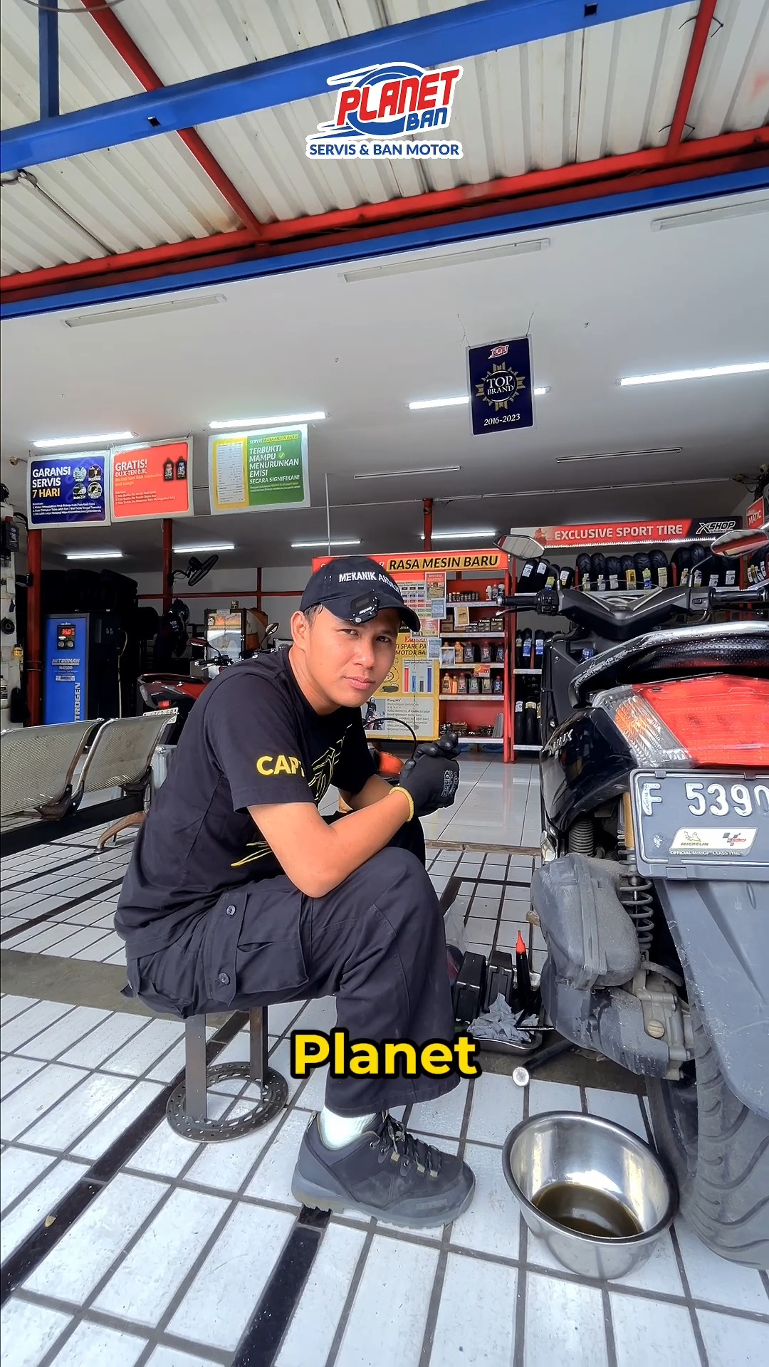 Lengkap Banget Sparepart Motor Ada di Planet Ban Bukan cuma servis Rasa Mesin Baru, ganti ban, atau pakai oli X Ten a...