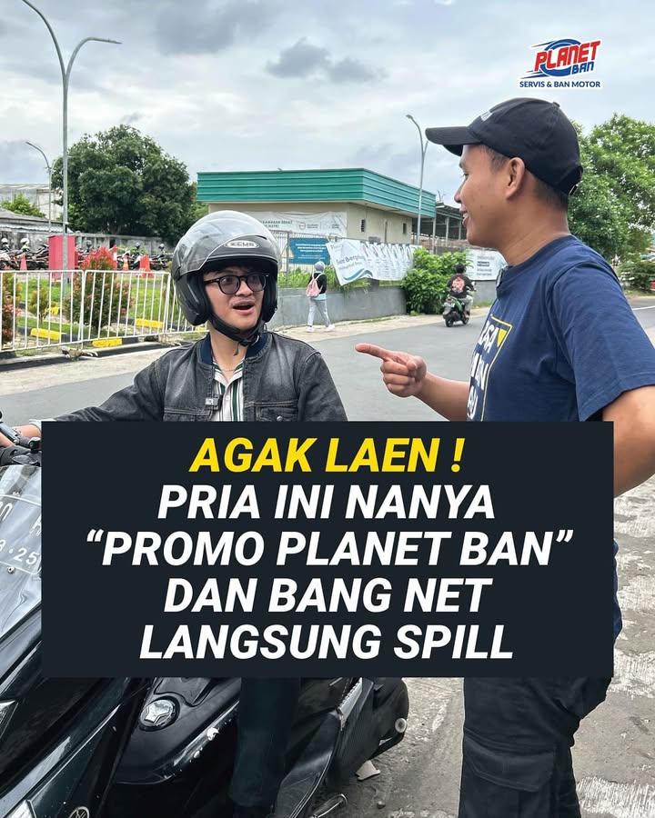 Gajian cair Jangan lupa rawat motor kesayangan Tenang, di Planet Ban selalu ada promo tiap bulan