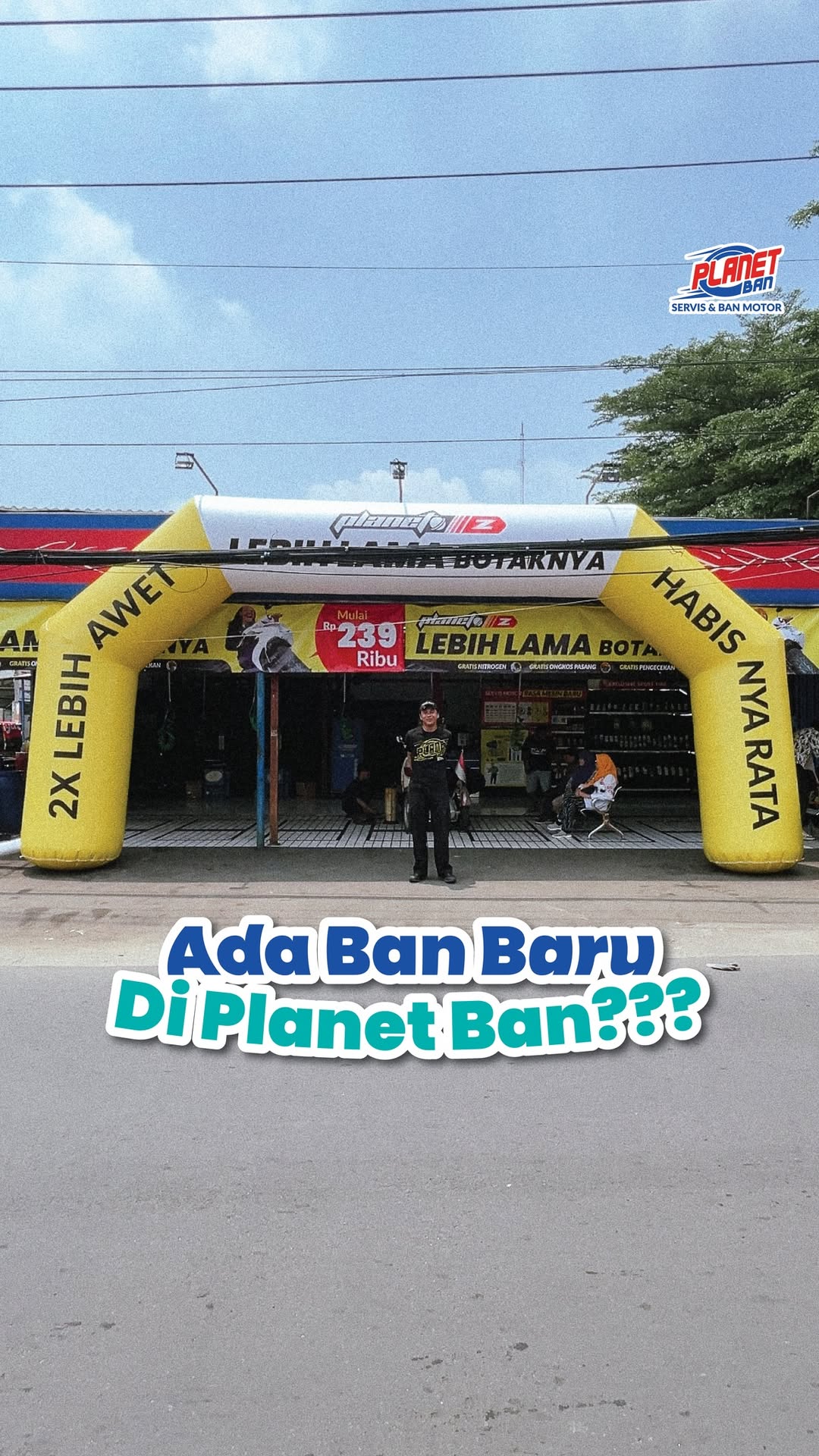 Promo khusus ban masih banyak, sayang banget kalo gak kamu ambil Ganti ban Planeto Zeneos yang habisnya rata, awet 2x lebi...